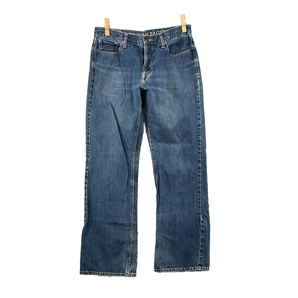 American Eagle Outfitters Jeans Mens‎ 32x30* Blue Denim Bootcut Western Rodeo